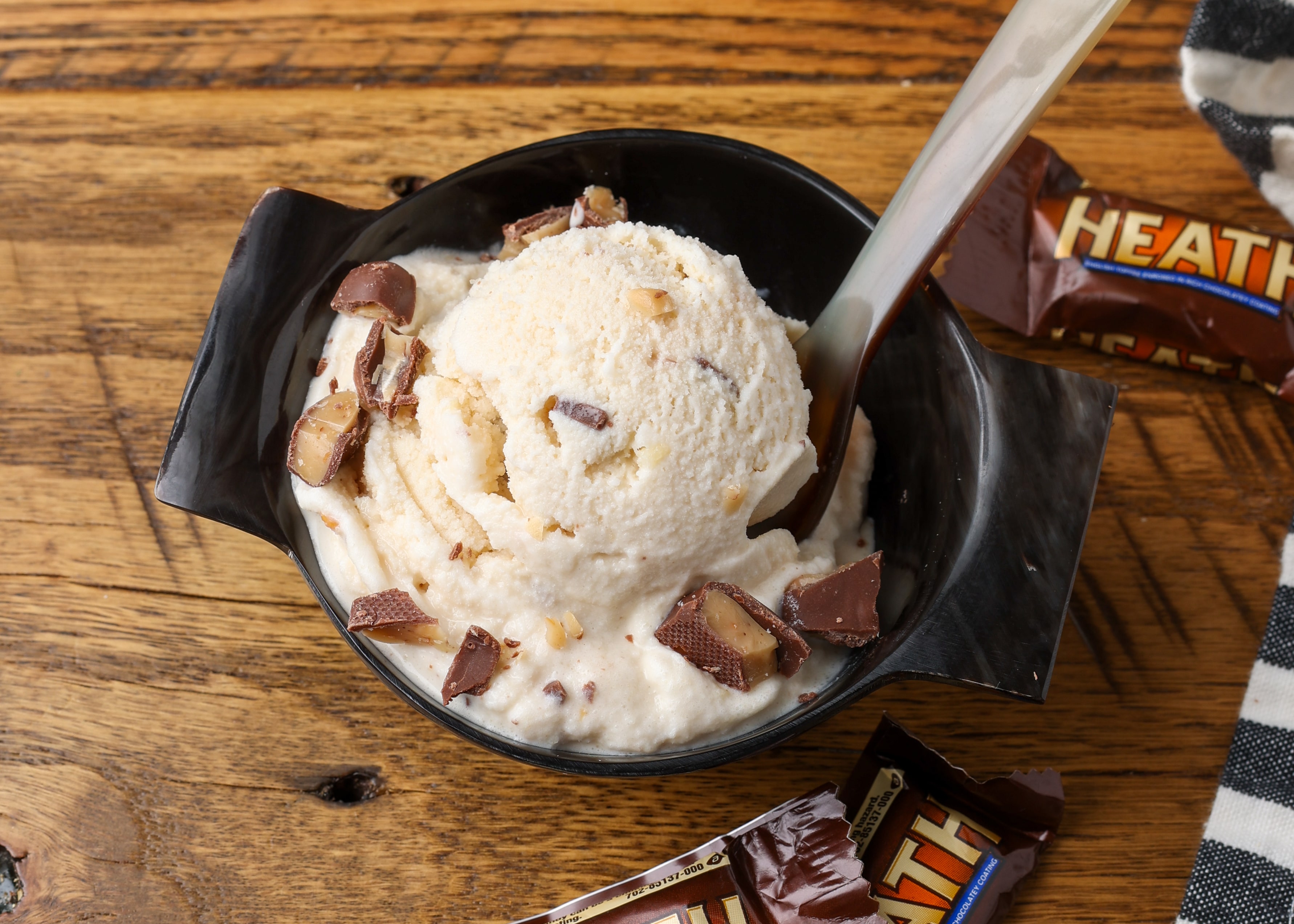 Indulgent Homemade Heath Bar Ice Cream: A Summer Treat